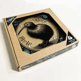NZ Made Kiwi Bird Glass Plate and Stand - ShopNZ