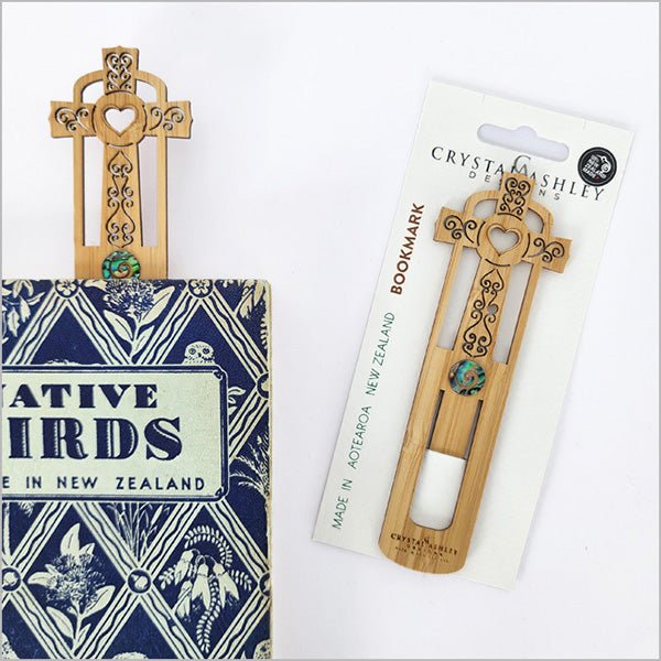 NZ Made Koru Cross Bookmark - ShopNZ
