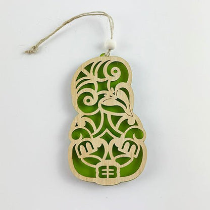 NZ Made Maori Tiki Christmas Ornament - ShopNZ