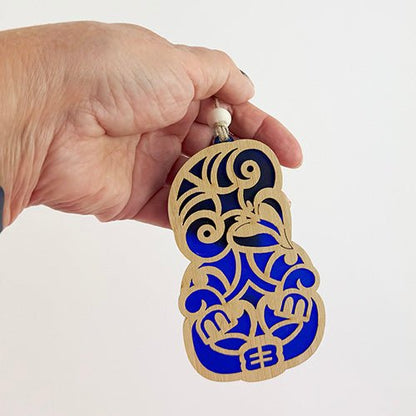 NZ Made Maori Tiki Christmas Ornament - ShopNZ