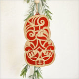 NZ Made Maori Tiki Christmas Ornament - ShopNZ