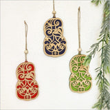 NZ Made Maori Tiki Christmas Ornament - ShopNZ