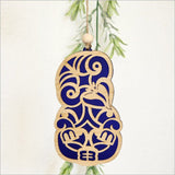 NZ Made Maori Tiki Christmas Ornament - ShopNZ
