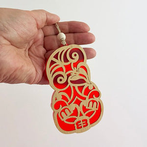 NZ Made Maori Tiki Christmas Ornament - ShopNZ