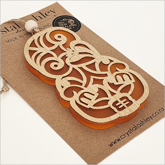 NZ Made Maori Tiki Christmas Ornament - ShopNZ