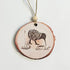 NZ Made Wood Slice Kiwi Bird Ornament - ShopNZ