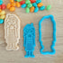 NZ Maori Girl Kapa Haka Cookie Cutter and Fondant Stamp - ShopNZ
