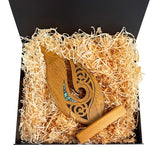 NZ Maori Roimata Koru Pacific Rimu Sculpture Trophy - ShopNZ