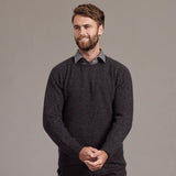 NZ Merino Possum Silk Mens Crew Neck Luxury Sweater - ShopNZ
