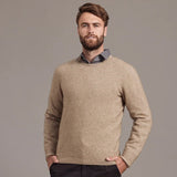 NZ Merino Possum Silk Mens Crew Neck Luxury Sweater - ShopNZ