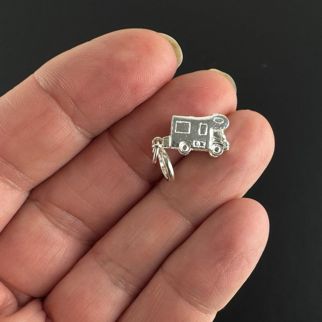 NZ Motor Home Sterling Silver Charm - ShopNZ