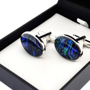 NZ Paua Shell Cufflinks - ShopNZ
