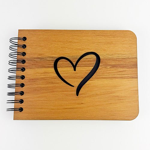 NZ Rimu A5 Remembrance Funeral Guest Book - ShopNZ