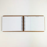 NZ Rimu A5 Remembrance Funeral Guest Book - ShopNZ