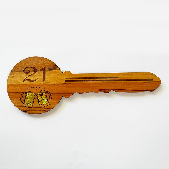 NZ Rimu and Paua 21st Key for Beer Lovers - ShopNZ