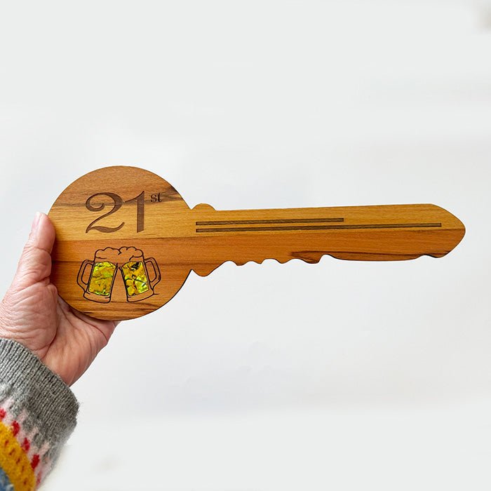 NZ Rimu and Paua 21st Key for Beer Lovers - ShopNZ