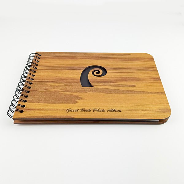 NZ Rimu Birthday Photo Album Guest Book with Koru - ShopNZ