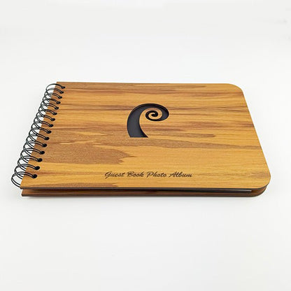 NZ Rimu Birthday Photo Album Guest Book with Koru - ShopNZ