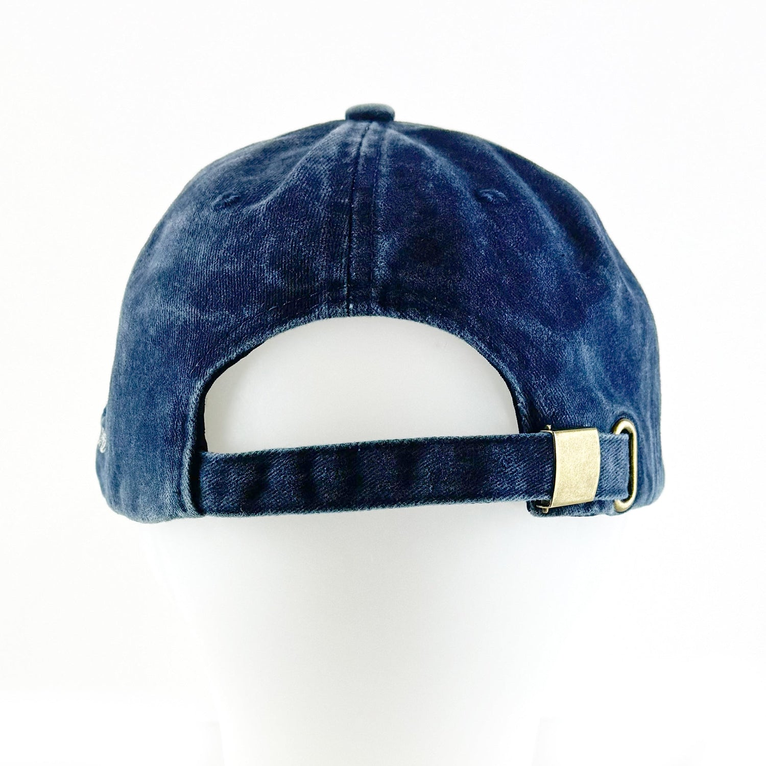 NZ Running Kiwi Bird Cap in Washed Navy with NZ Flag - ShopNZ