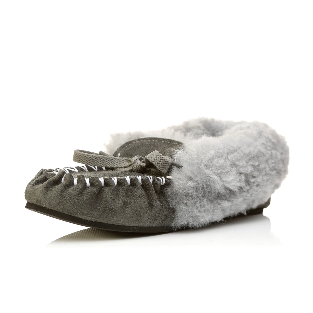 NZ Sheepskin Moccasins with Sheepskin Collar - ShopNZ