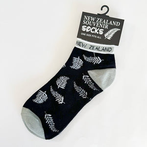 NZ Silver Fern Ankle Socks - ShopNZ