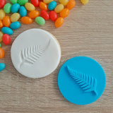 NZ Silver Fern Fondant Icing Stamp - ShopNZ