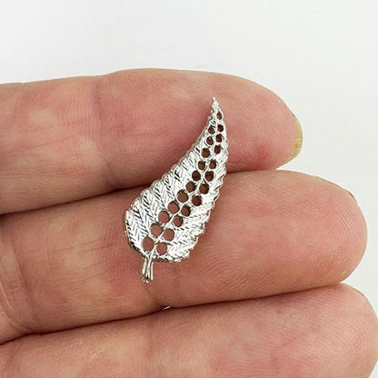 NZ Silver Fern Pinback Badge - ShopNZ