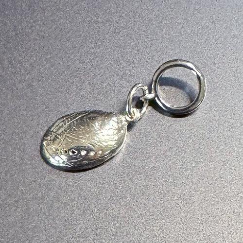 NZ Sterling Silver Paua Shell Charm - ShopNZ