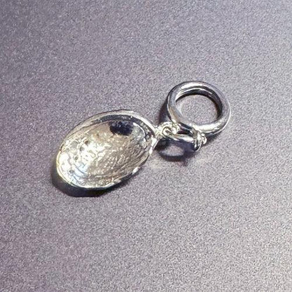 NZ Sterling Silver Paua Shell Charm - ShopNZ