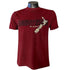 NZ Tattoo and Map Burgundy Mens Maori T-shirt - ShopNZ
