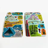 NZ Tourist Destination Souvenir Coasters - ShopNZ