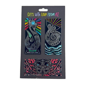 Pack of 3 NZ Maori Fridge Magnets - ShopNZ