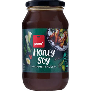 Pams Honey Soy Simmer Sauce - ShopNZ
