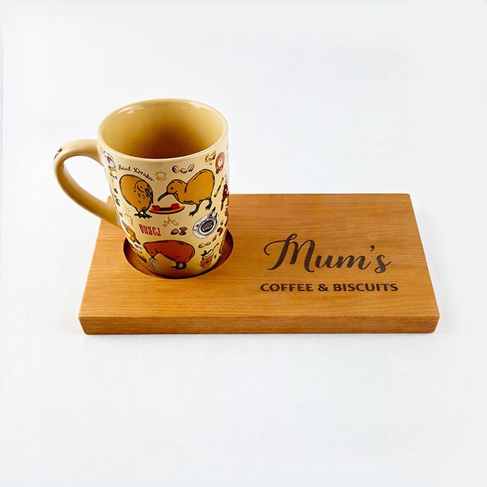 Personalised Mums Coffee and Biscuits Board - ShopNZ