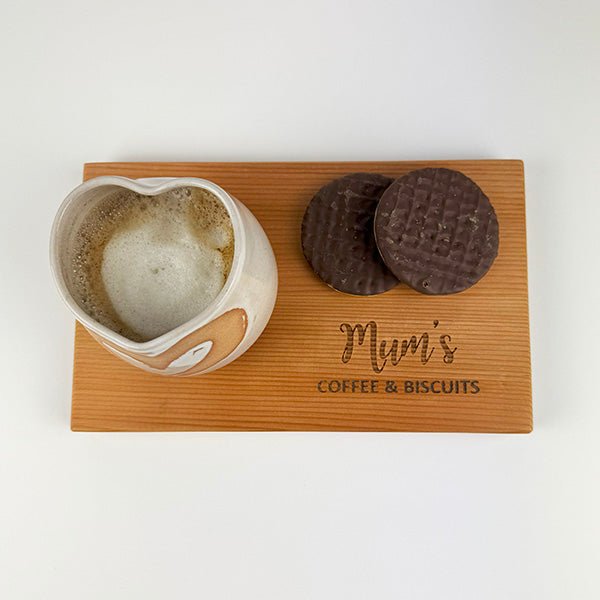 Personalised Mums Coffee and Biscuits Board - ShopNZ