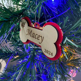 Personalised NZ Dog Christmas Ornament - ShopNZ