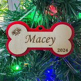 Personalised NZ Dog Christmas Ornament - ShopNZ