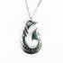 Pewter NZ Maori Fish Hook Necklace - ShopNZ
