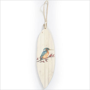 Pohutukawa Leaf Wall Art - Printed with Kingfisher Design - ShopNZ