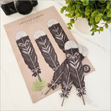 Pop Out NZ Huia Feathers Wall Art - ShopNZ