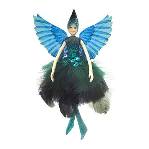 Pretty 2015 NZ Tui Bird Fairy Doll - ShopNZ