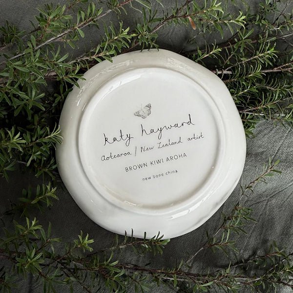 Pretty Kiwi Bird Trinket Dish - designed by Northland Tattoo Artist Katy Hayward - ShopNZ