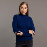 Pretty Merino Possumsilk Yoke Neck Cable Sweater - ShopNZ