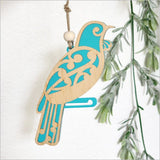Pretty NZ Koru Tui Bird Christmas Ornament - ShopNZ