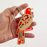 Pretty NZ Koru Tui Bird Christmas Ornament - ShopNZ