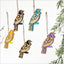 Pretty NZ Koru Tui Bird Christmas Ornament