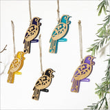 Pretty NZ Koru Tui Bird Christmas Ornament - ShopNZ