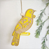 Pretty NZ Koru Tui Bird Christmas Ornament - ShopNZ