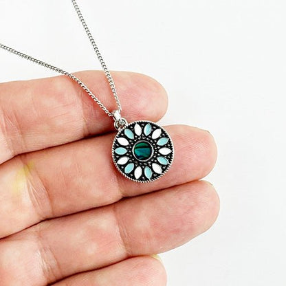 Pretty NZ Paua Shell Daisy Necklace - ShopNZ