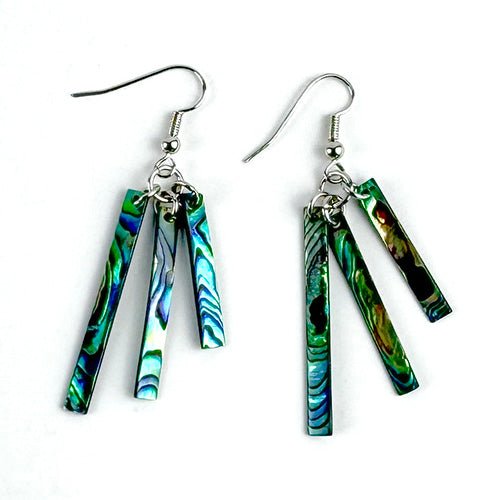 Pretty NZ Paua Shell Windchime Earrings - ShopNZ